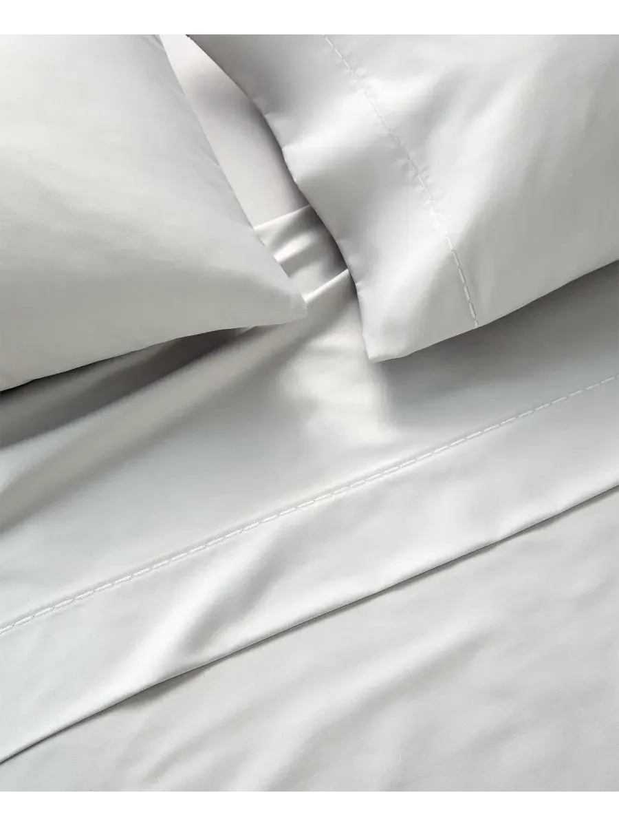 Комплект постельного белья из египетского хлопка, 4 предмета, King Hotel Collection — изображение 2 из 3, серый