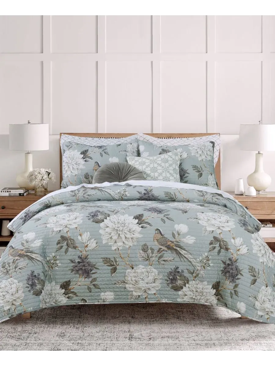 Трехпредметный комплект стеганых покрывал Belvedere Reversible, King/California King Levtex Home
