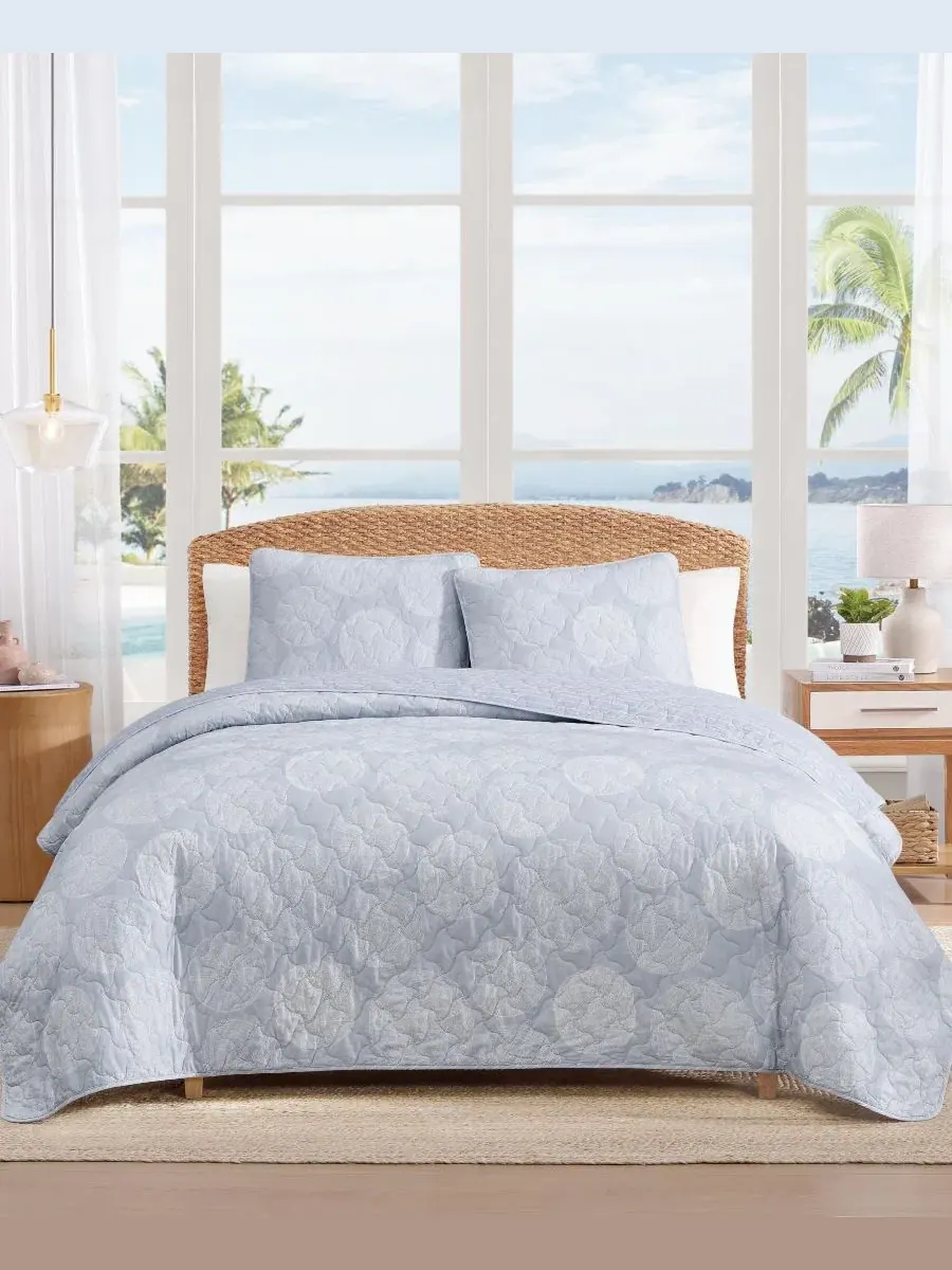 Комплект стеганого покрывала Ocean Island Cotton Reversible 3-Pc. Quilt Set Tommy Bahama Home