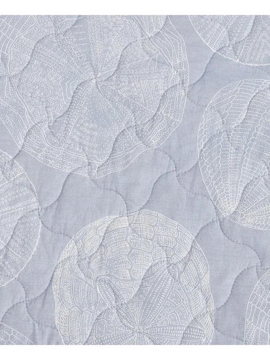 Комплект стеганого покрывала Ocean Island Cotton Reversible 3-Pc. Quilt Set Tommy Bahama Home — изображение 5 из 8, синий