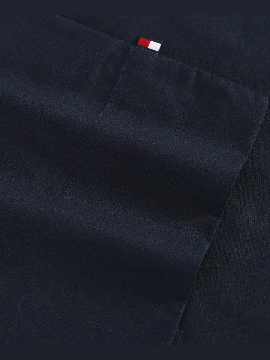Tommy Hilfiger комплект постельного белья однотонный из хлопка с 180 нитями размер King, 4 предмета — изображение 4 из 6