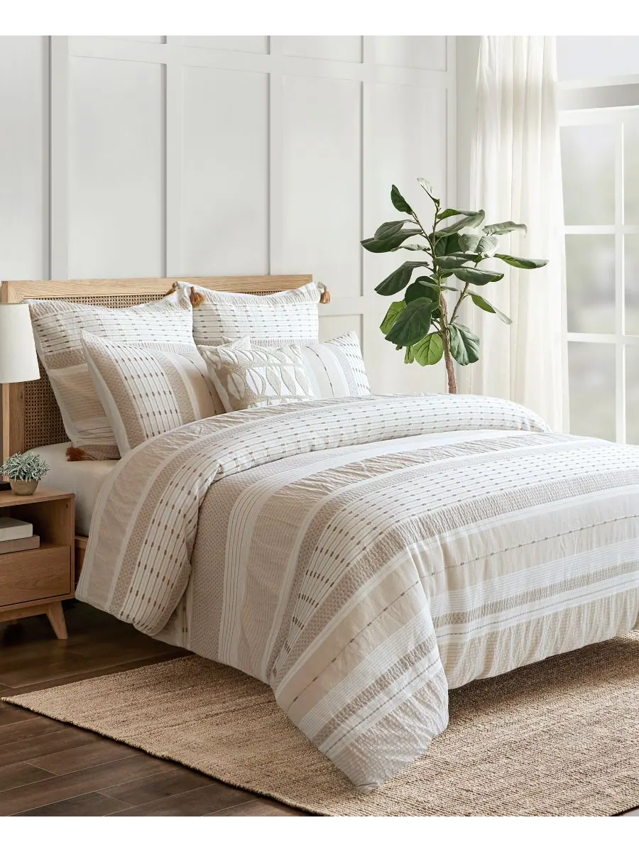 Комплект постельного белья Pickford Dotted Stripe из 3 предметов, размер King/California King Levtex — изображение 5 из 5