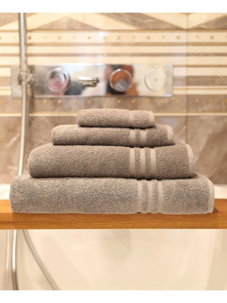 Набор полотенец denzi из 4 предметов Linum Home — изображение 3 из 3, коричневый