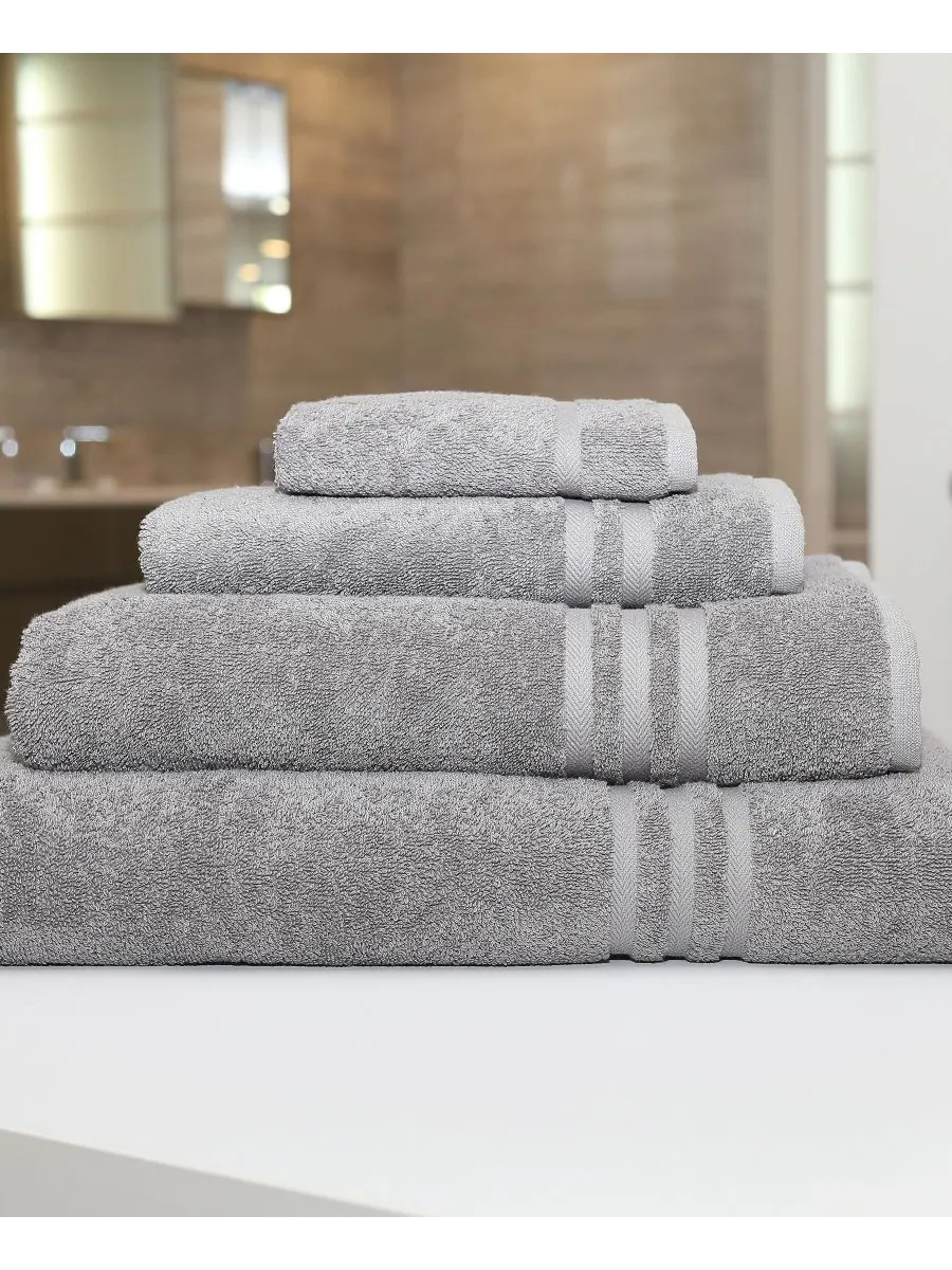 Набор полотенец denzi из 4 предметов Linum Home — изображение 3 из 4, серый
