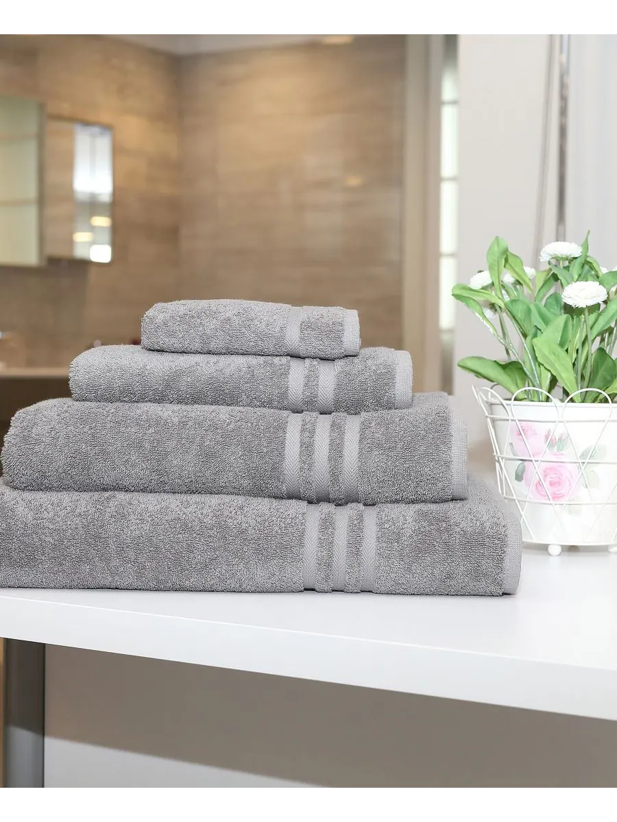 Набор полотенец denzi из 4 предметов Linum Home — изображение 4 из 4, серый