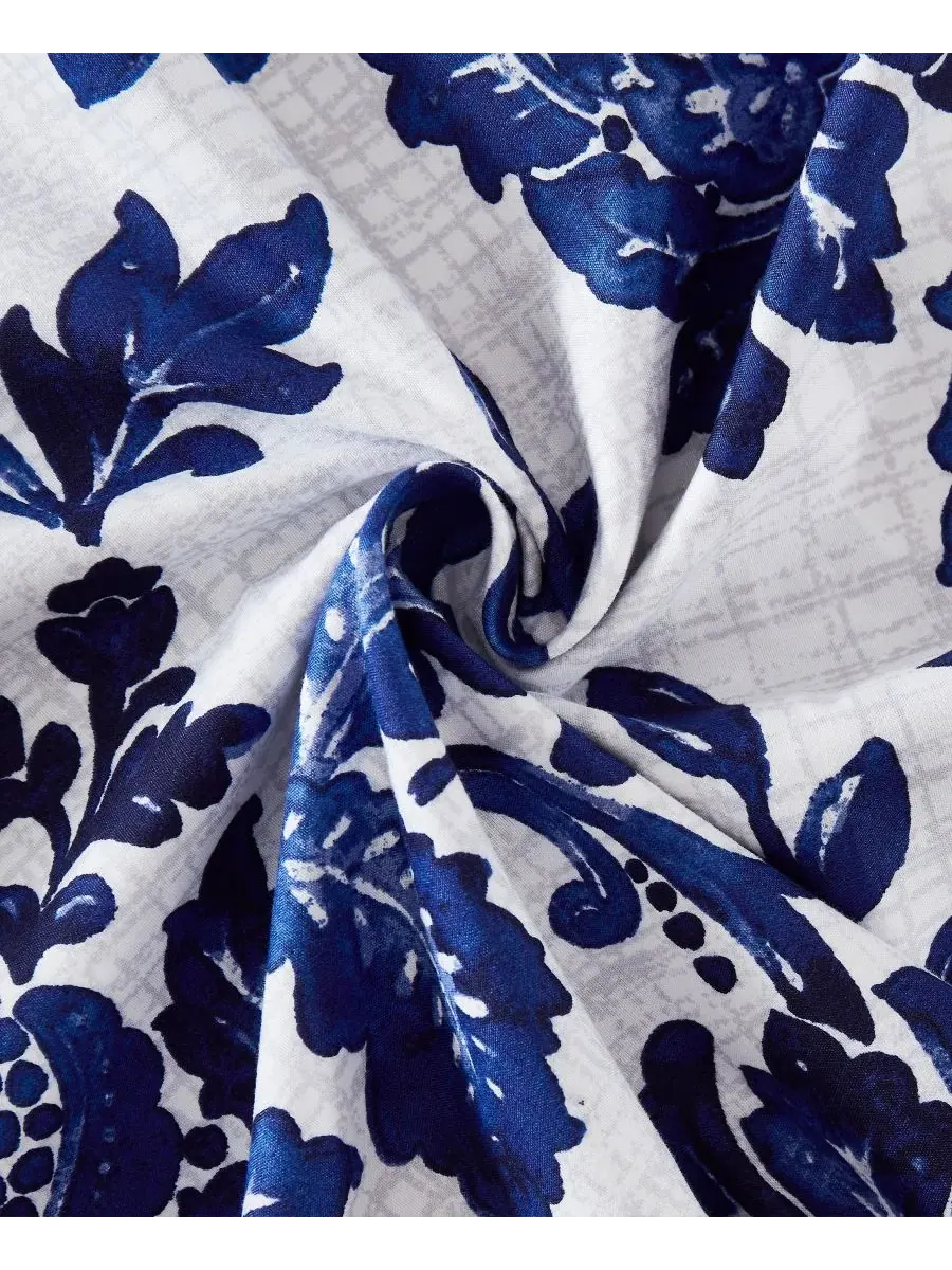Комплект постельного белья из микрофибры с принтом, 4 предмета, Queen Sweet Home Collection — изображение 5 из 5, тускани
