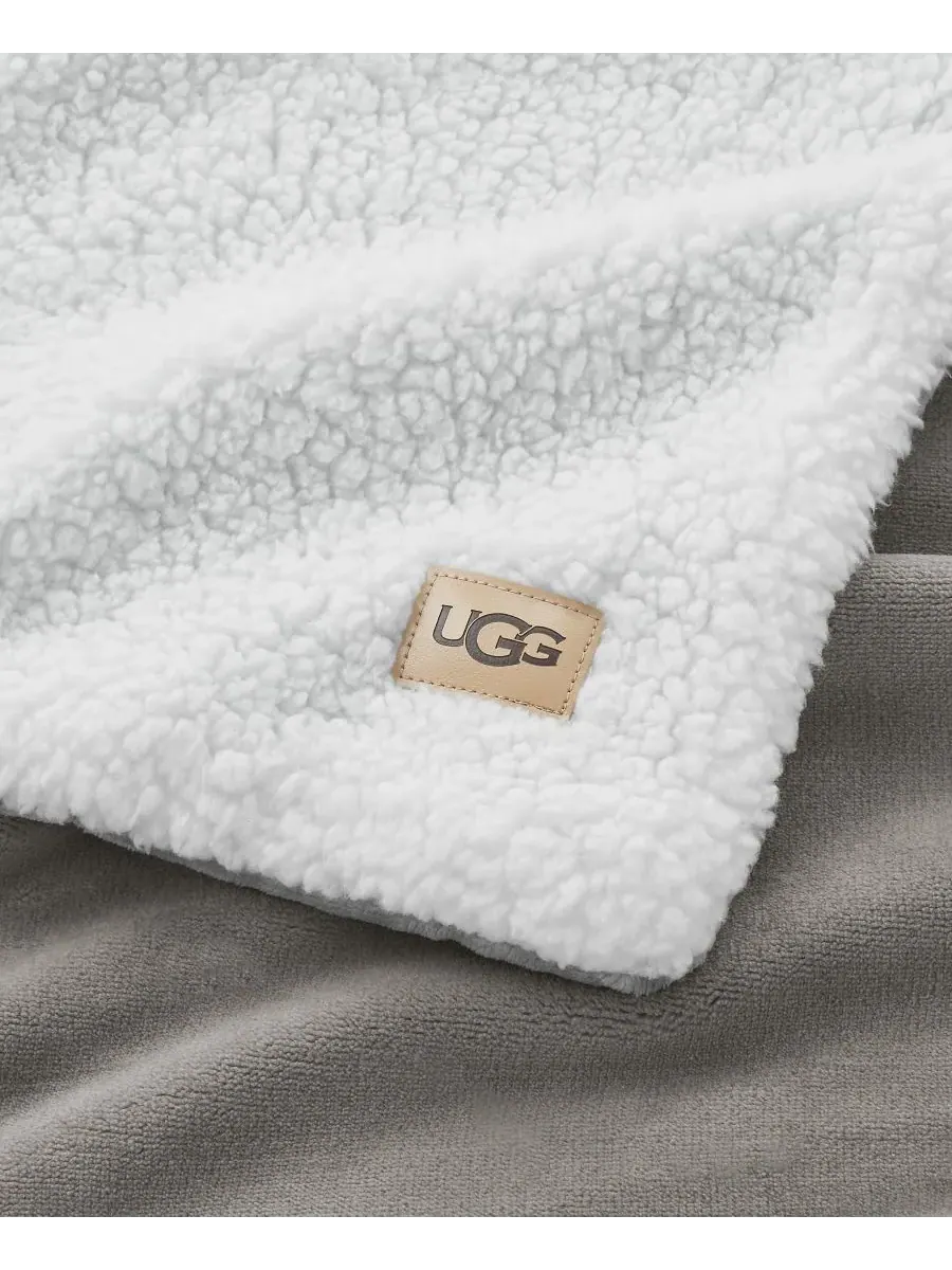 Двусторонний плед Avery, 127 x 178 см Ugg — изображение 4 из 4, серый