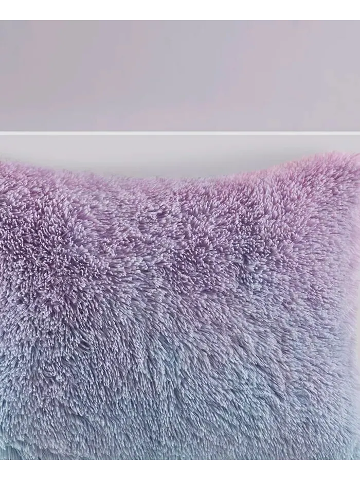 Комплект одеял из трех предметов из искусственного меха Primrose Ombre Shaggy, Full/Queen Mi Zone — изображение 5 из 9