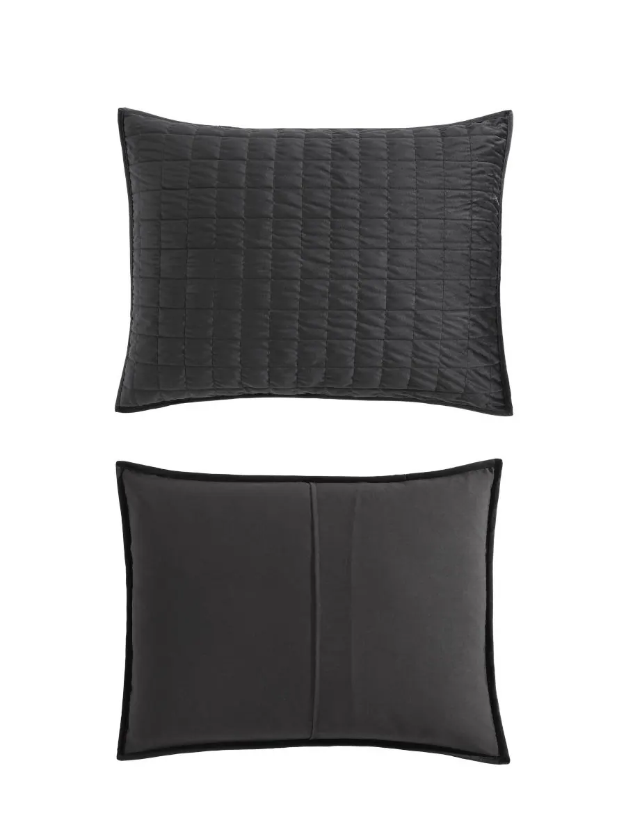 Комплект постельного белья diamond velvet из 3 предметов, размер king. Vera Wang — изображение 2 из 4, черный