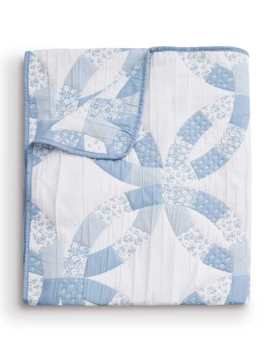 Двустороннее жаккардовое покрывало «Обручальное кольцо», 127 x 152 см Greenland Home Fashions