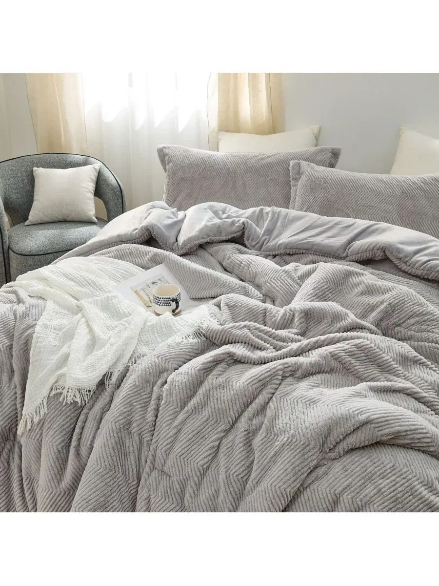 Комплект oversize-одеял Peak of Cozy Coma Inducer — изображение 2 из 4, серый