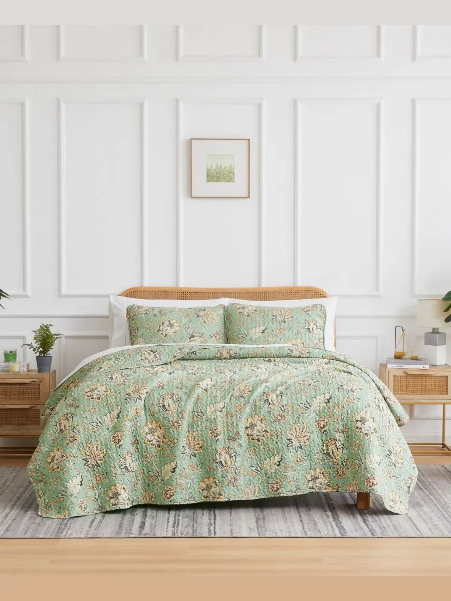 Комплект постельного белья Jacobean Willow, 3 предмета, большой размер, размер King Southshore Fine