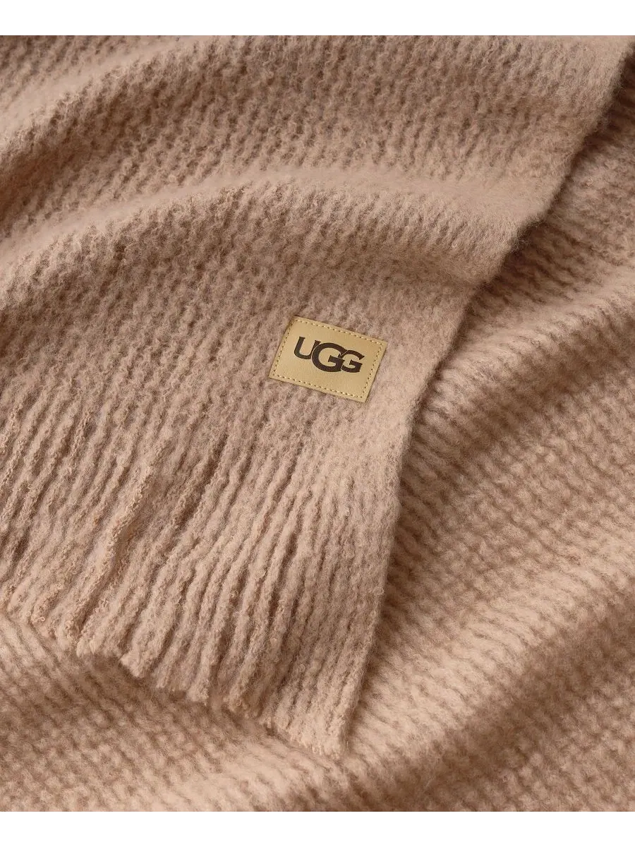 Плед Margot, вязаный, 127 x 178 см Ugg — изображение 3 из 6, коричневый