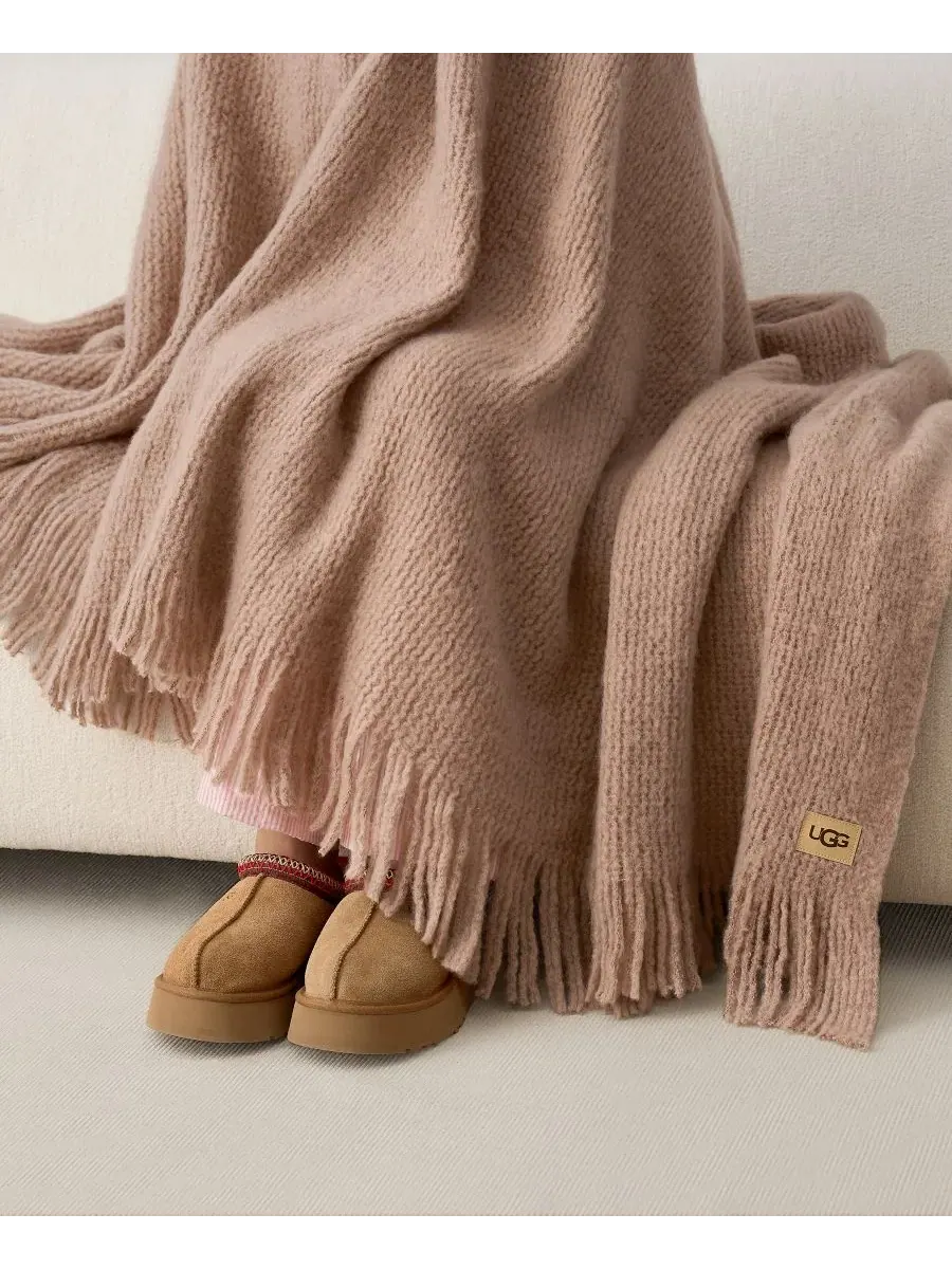 Плед Margot, вязаный, 127 x 178 см Ugg — изображение 6 из 6, коричневый
