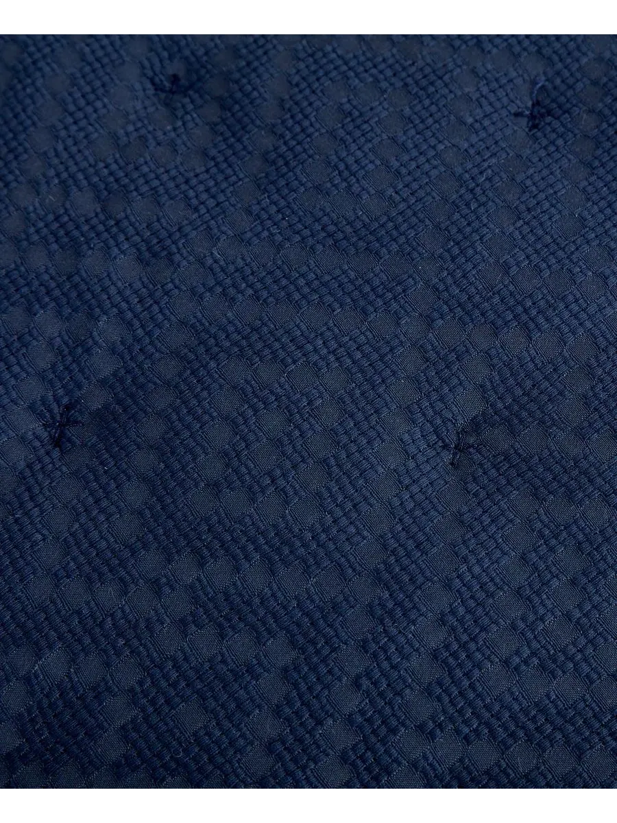 Комплект стеганых покрывал Torringford Jacquard Anne Klein — изображение 4 из 6, темно-синий
