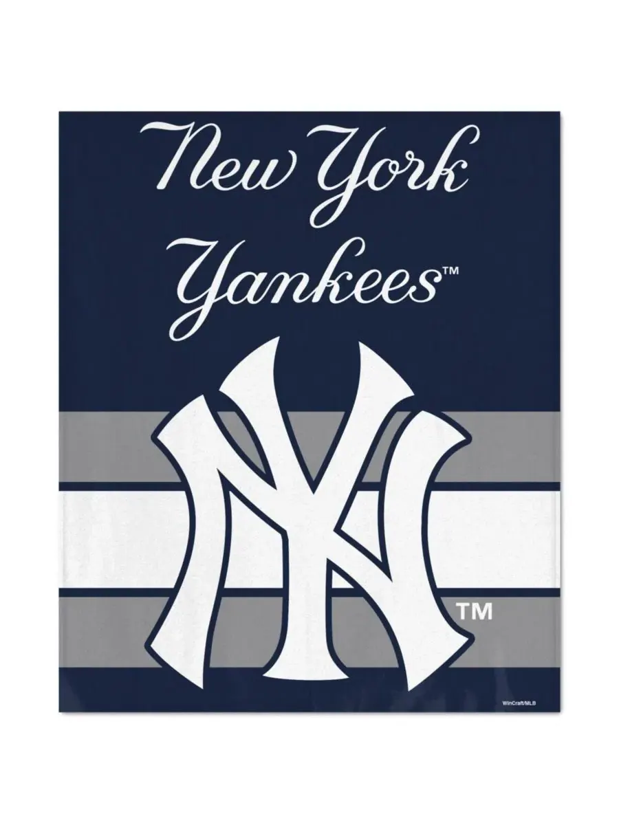 Мягкий плед New York Yankees Ultra Plush размером 127 x 152 см Wincraft