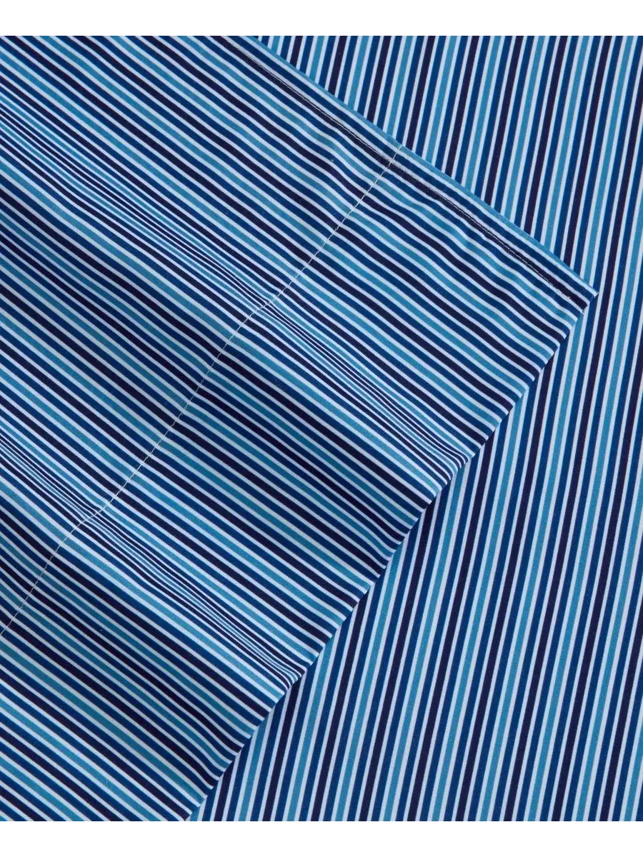 Комплект постельного белья Alden Stripe, 3 предмета Nautica — изображение 3 из 4, синий море