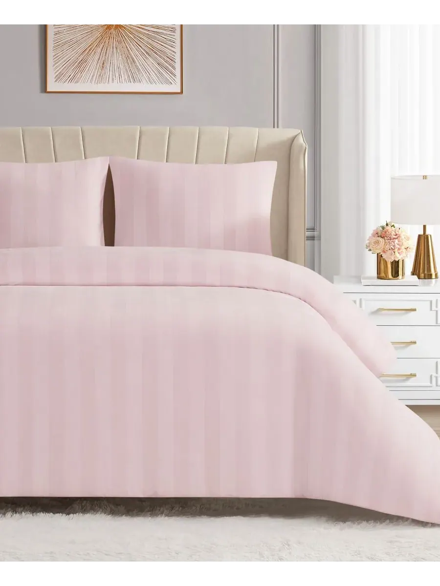 Комплект постельного белья Jenny Velour Striped Jacquard из 3 предметов, размер Full/Queen Juicy