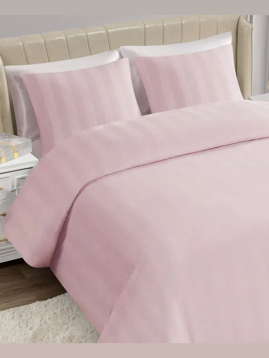 Комплект постельного белья Jenny Velour Striped Jacquard из 3 предметов, размер Full/Queen Juicy — изображение 7 из 10