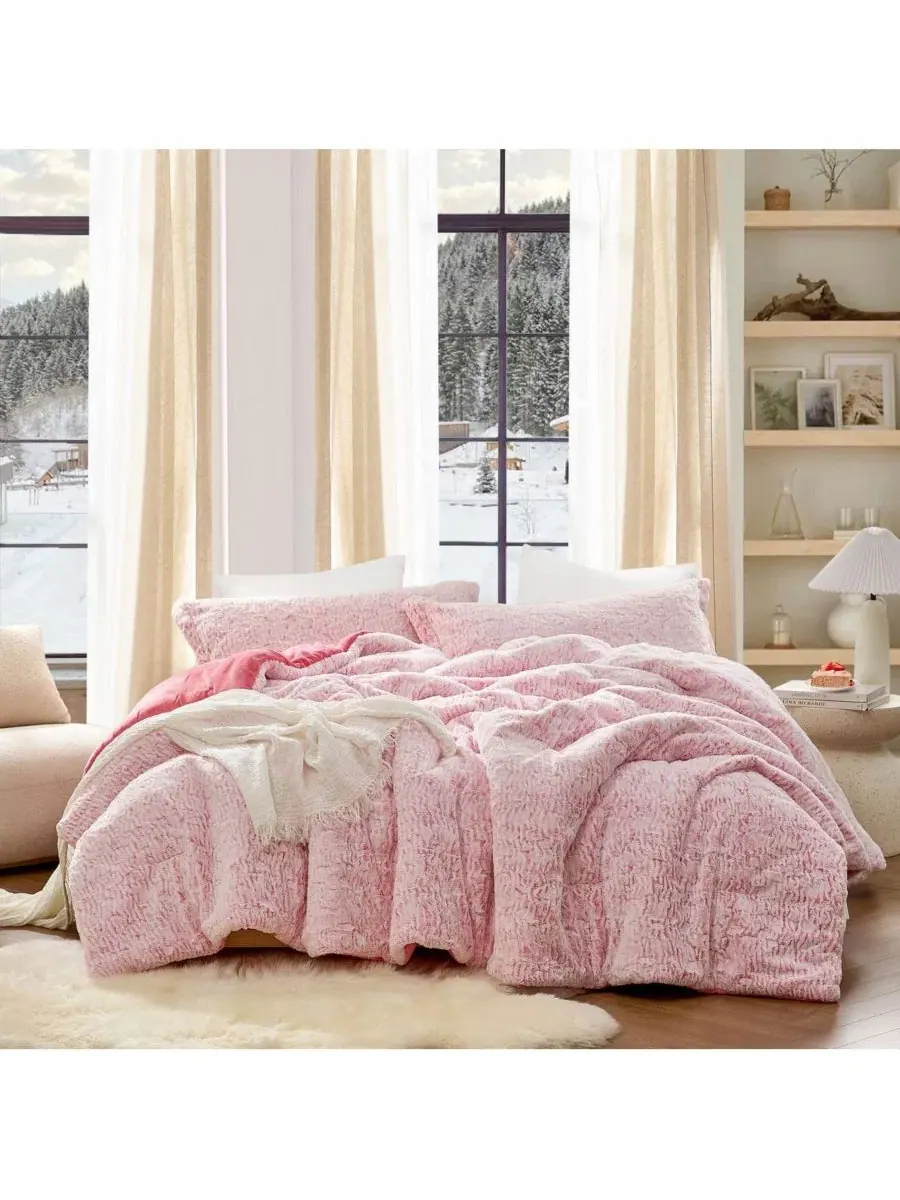 Комплект стеганого одеяла с плюшем Shortcake Strawberry Pink Coma Inducer