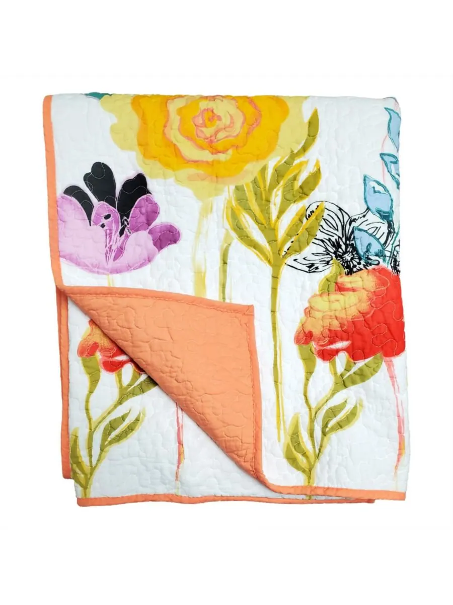 Плед «Акварельная мечта», 50 x 60 дюймов Greenland Home Fashions — изображение 4 из 5, мульти