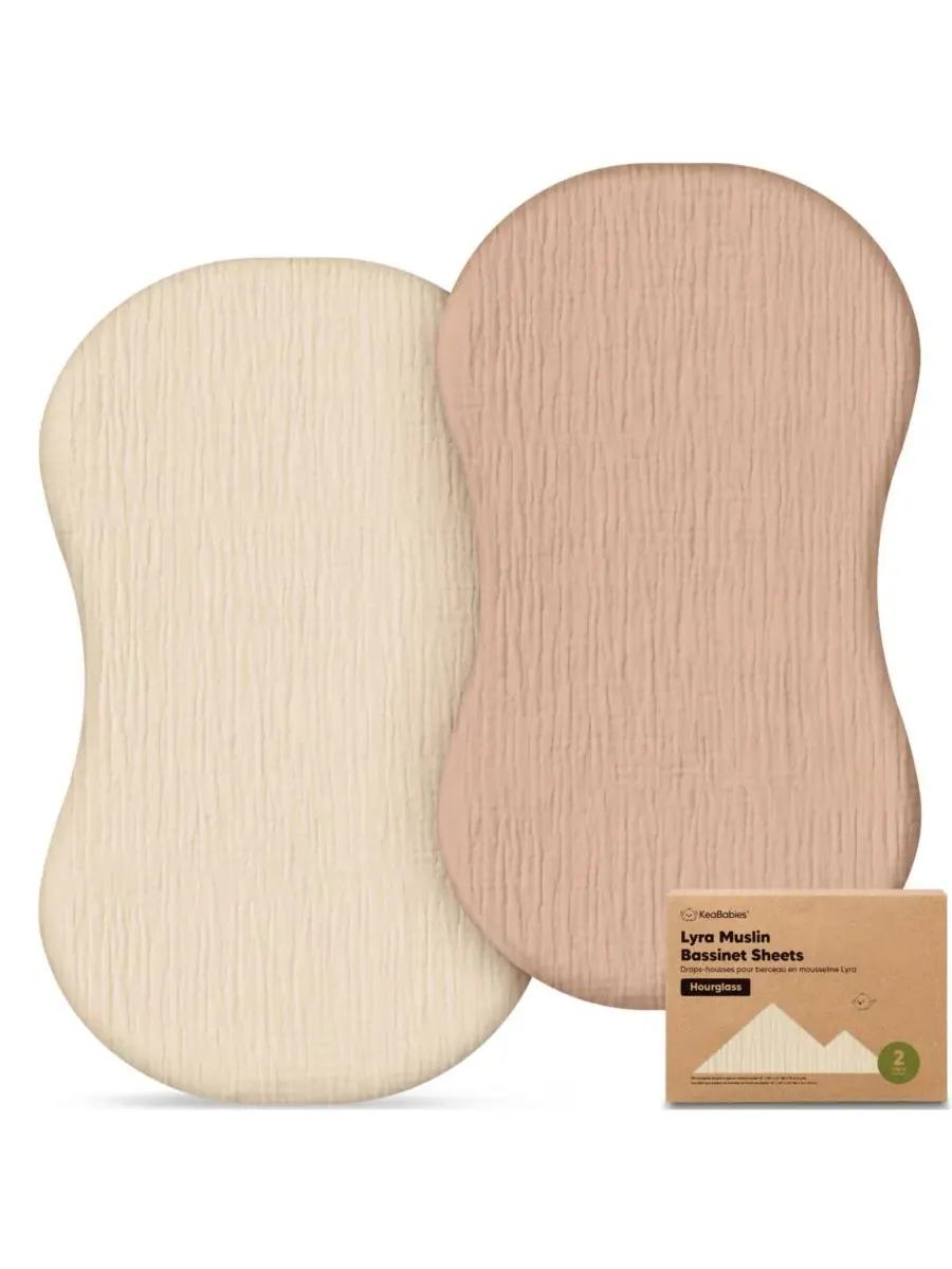 Комплект простыней для колыбели Lyra Muslin 2 шт KeaBabies