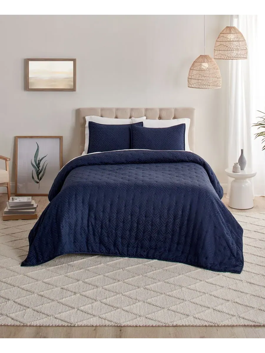 Комплект стеганого покрывала с жаккардовым узором Torringford Jacquard Anne Klein