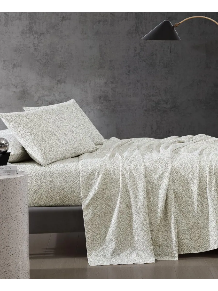 Комплект постельного белья из микрофибры, 6 предметов, размер Queen Kenneth Cole New York — изображение 2 из 6, бежевый