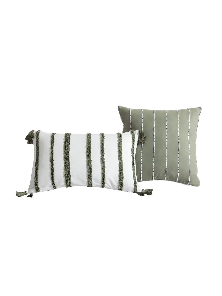 Комплект стеганого жаккардового покрывала Harley Jacquard 5-Piece Riverbrook Home — изображение 7 из 8, зеленый