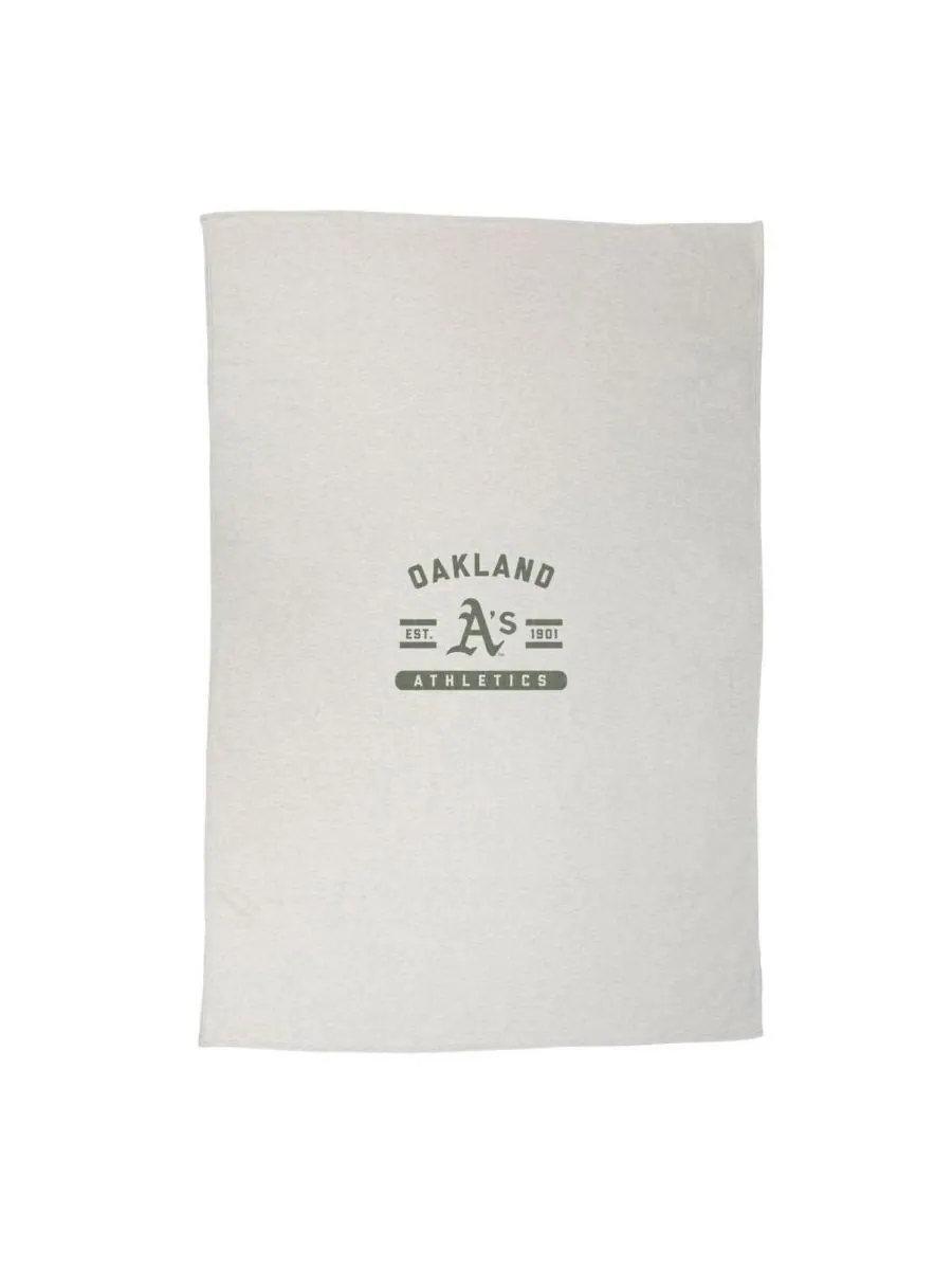 Плед-толстовка Oakland Athletics размером 54 x 84 дюйма Logo Brands