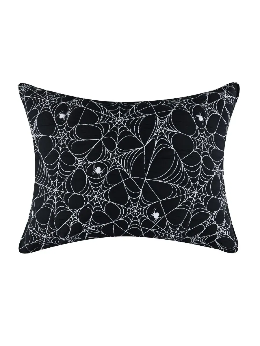 Наволочка на подушку Spinderella Jacquard-Woven Lightweight Pillow Sham, Standard Greenland Home