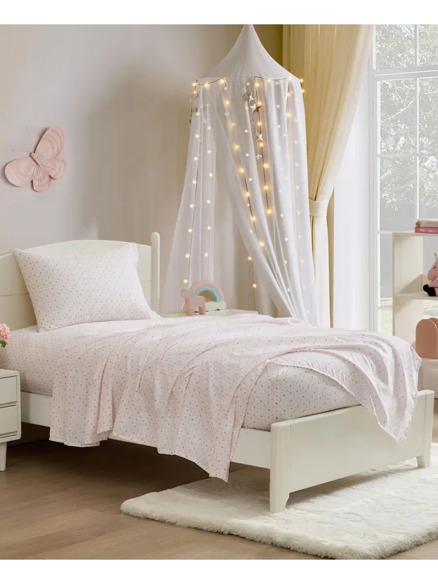 Комплект постельного белья 4 предмета, двуспальный, с принтом, Heart Geo Ditsy Laura Ashley Kids — изображение 2 из 6
