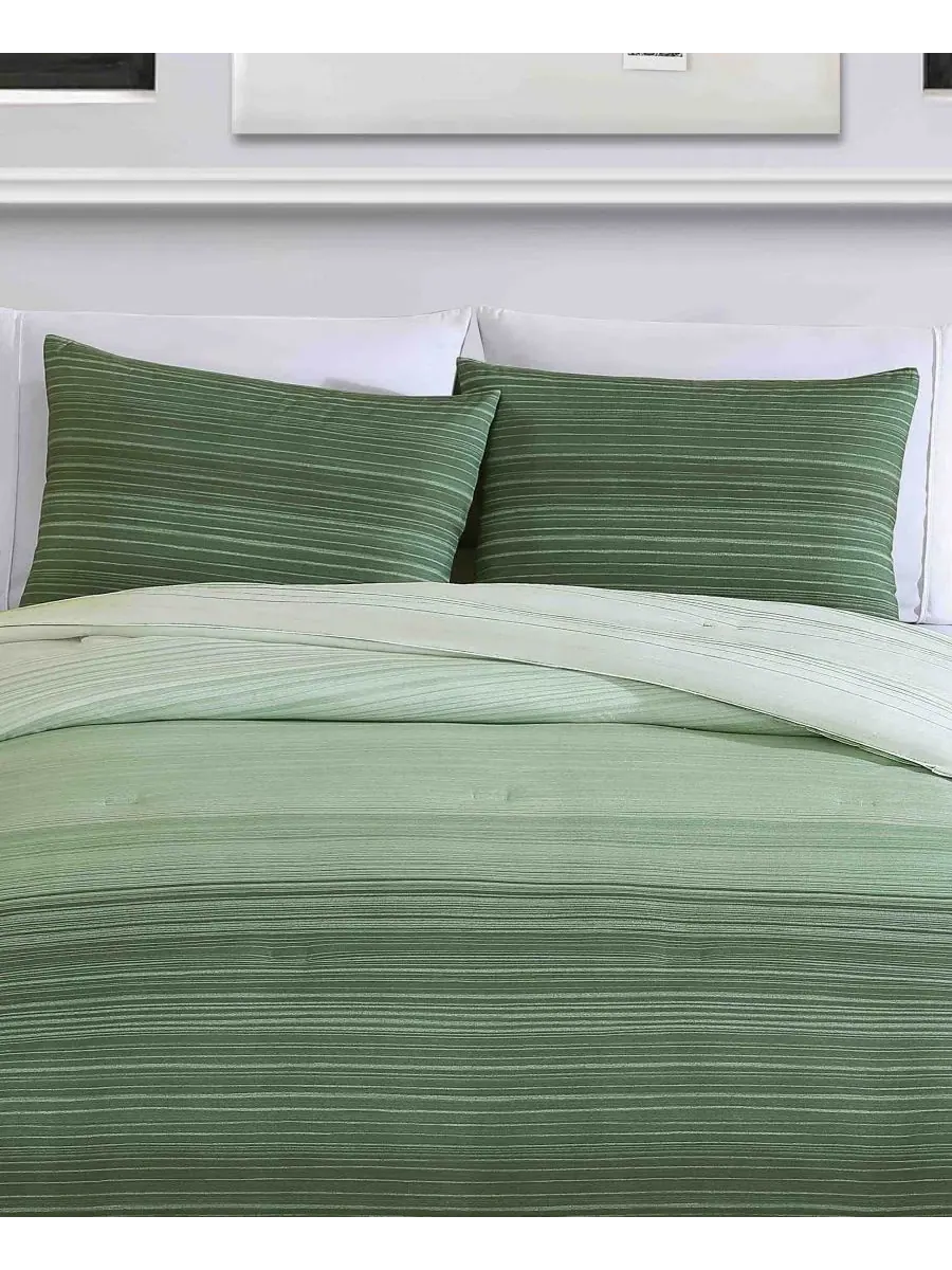 Комплект стеганого одеяла Kai Reversible Riverbrook Home — изображение 4 из 6, зеленый
