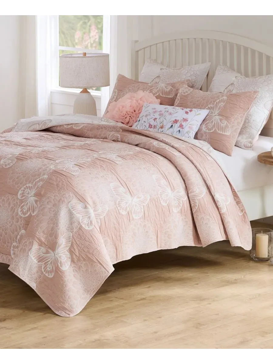 Марипоса Георгин Мателассе 2 шт. Комплект покрывал, Твин Greenland Home Fashions