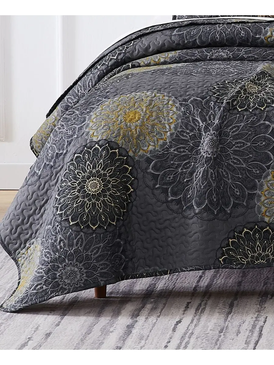 Комплект постельного белья Midnight Floral из 6 предметов, размер Full/Queen Southshore Fine Linens — изображение 4 из 4