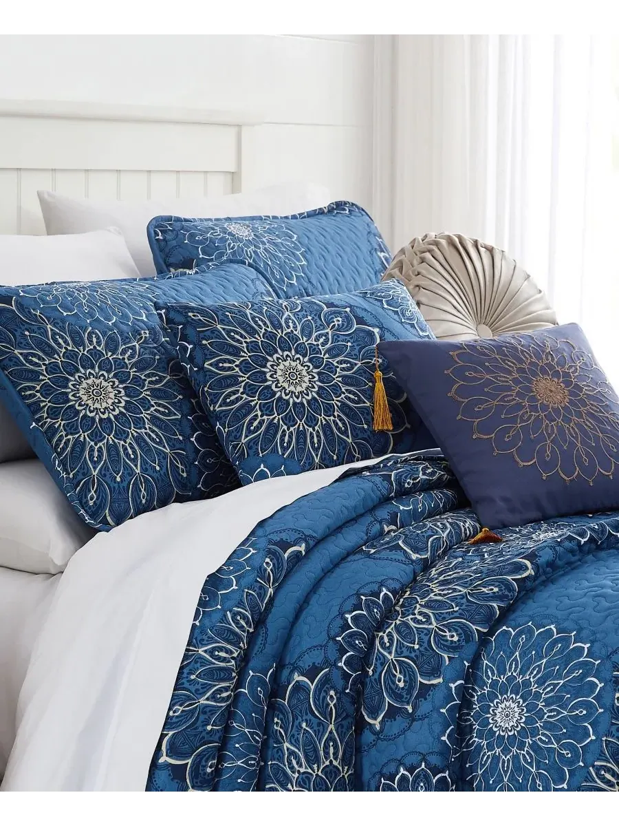 Комплект постельного белья Midnight Floral из 6 предметов, размер Full/Queen Southshore Fine Linens — изображение 2 из 7