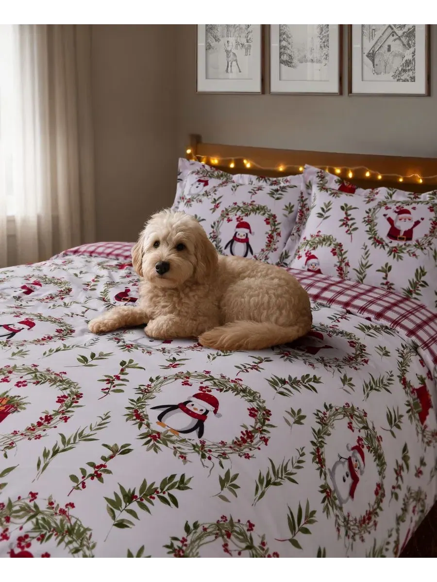Комплект стеганого одеяла с наволочками Pine and Plaid Levtex Home — изображение 4 из 5, мульти
