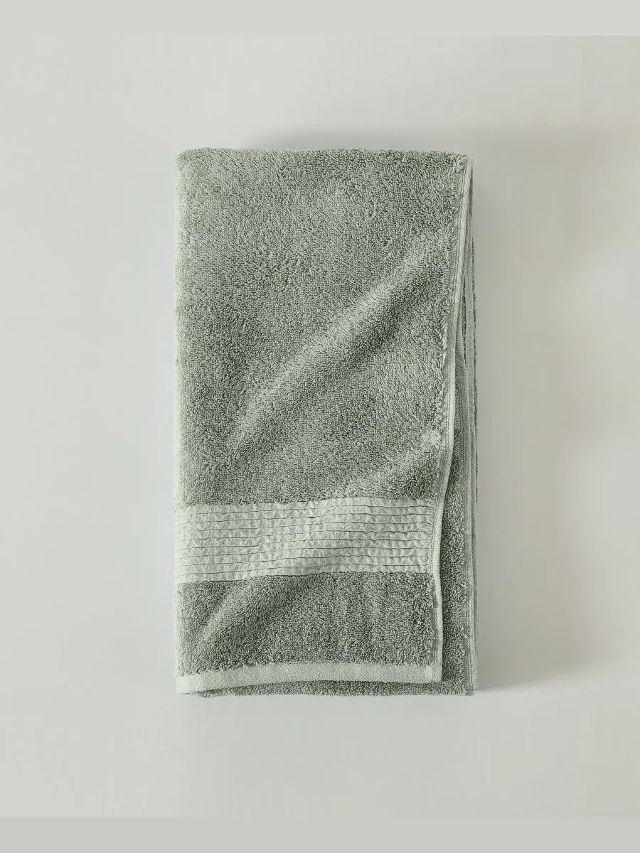 Набор из 2 банных полотенец Cotton-Blend Bath Towels Cannon — изображение 4 из 4, зеленый