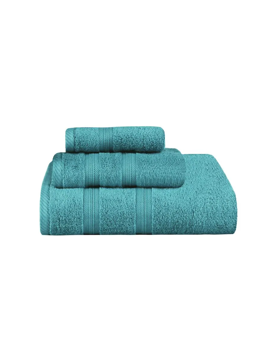 Набор из 3 полотенец smart dry zero twist cotton разных цветов Superior