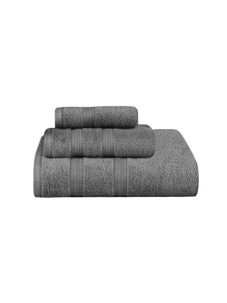 Набор из 3 полотенец Smart Dry Zero Twist Cotton разных цветов Superior
