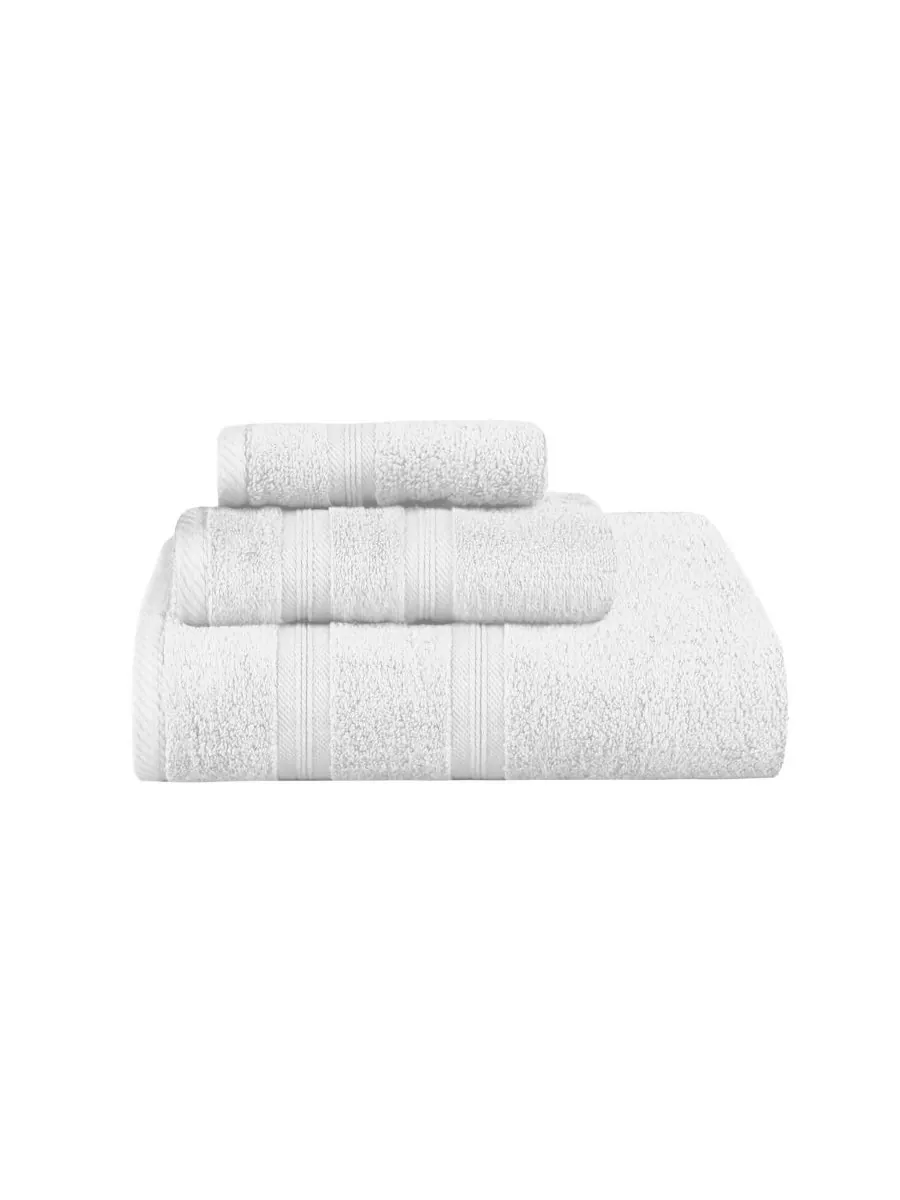 Набор из 3 полотенец Smart Dry Zero Twist Cotton разных цветов Superior