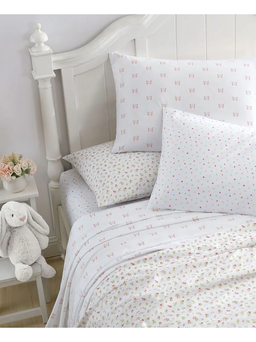 Комплект постельного белья из микрофибры, 4 предмета, размер Queen Laura Ashley — изображение 2 из 6, мульти