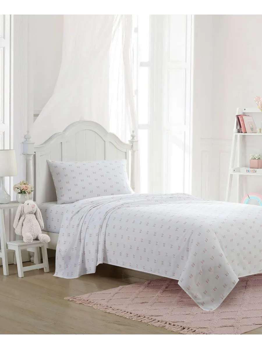 Комплект постельного белья из микрофибры, 4 предмета, размер Queen Laura Ashley, цвет mae — изображение 1 из 6