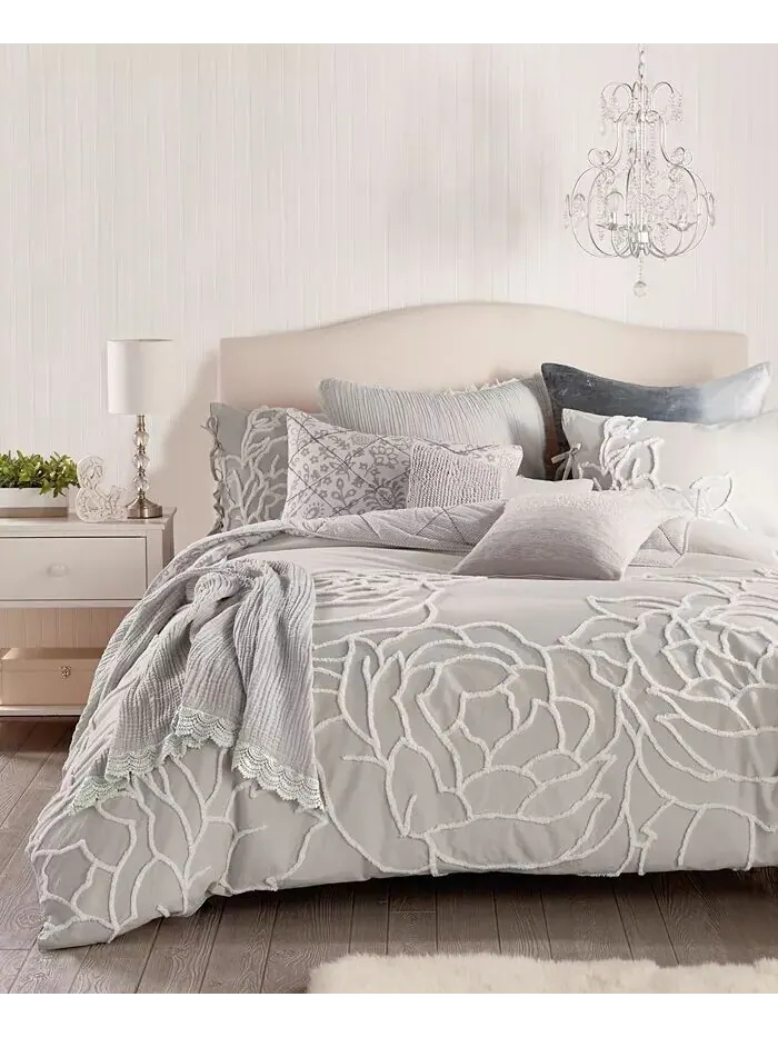 Полный комплект одеял Chenille Rose/Queen Peri Home — изображение 2 из 6, серый
