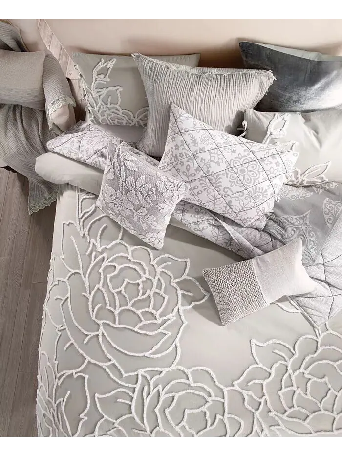 Полный комплект одеял Chenille Rose/Queen Peri Home — изображение 4 из 6, серый