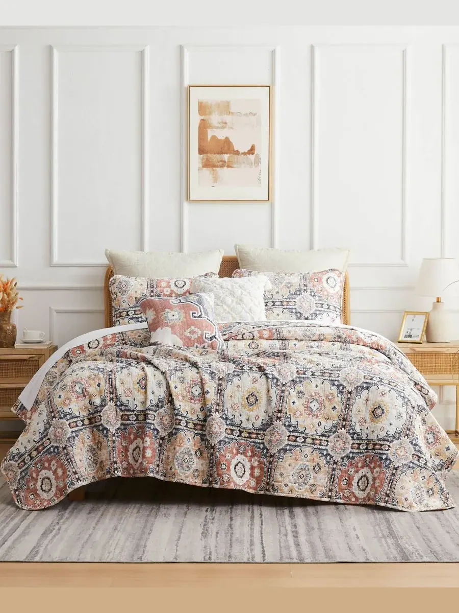Комплект постельного белья «Килим» из 7 предметов, размер Full/Queen Southshore Fine Linens — изображение 1 из 4, прозрачный