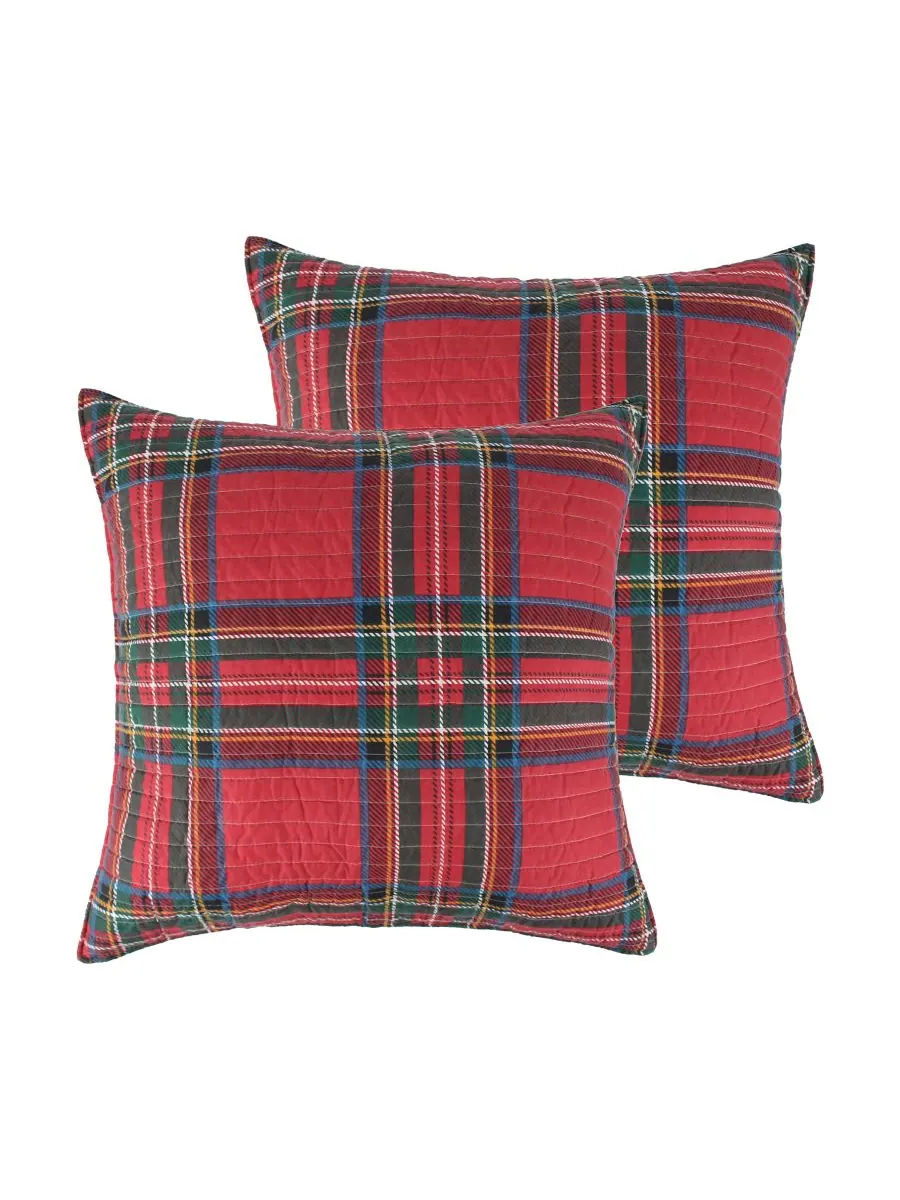 Комплект из двух наволочек Spencer Plaid, европейский стиль Levtex