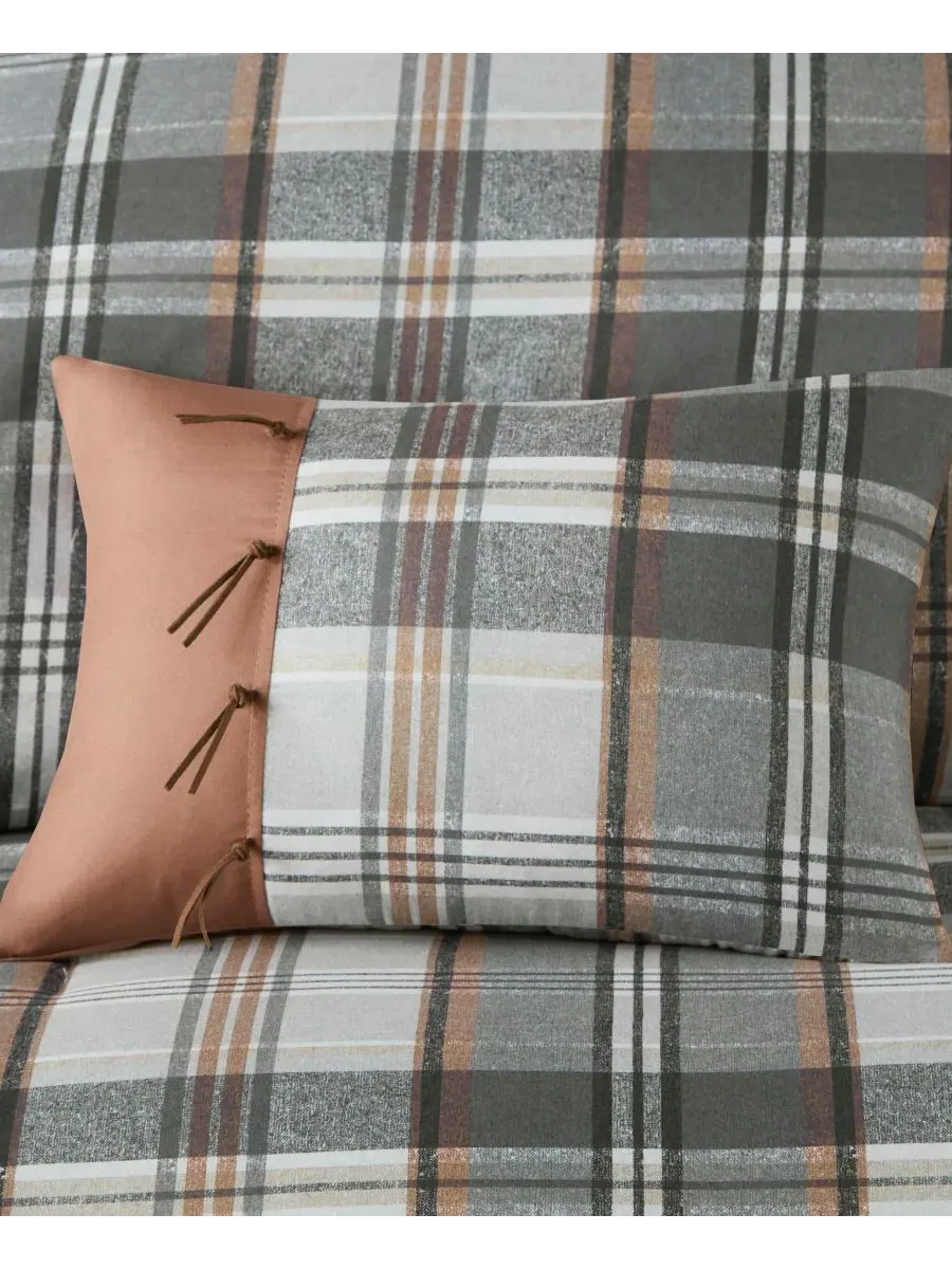 Комплект постельного белья Blake Plaid из 5 предметов, размер Full/Queen Intelligent Design — изображение 5 из 10