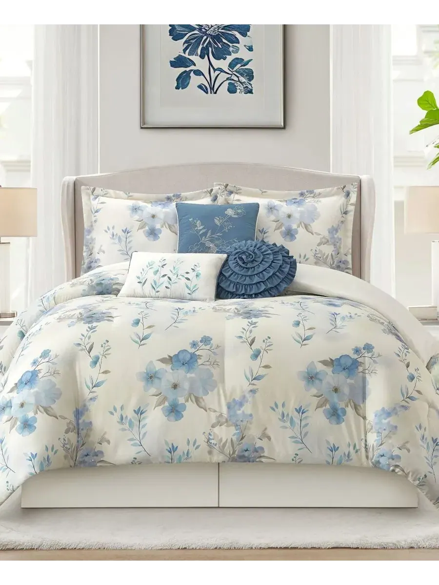 Комплект постельного белья Karly Floral 7-предметный, King Stratford Park