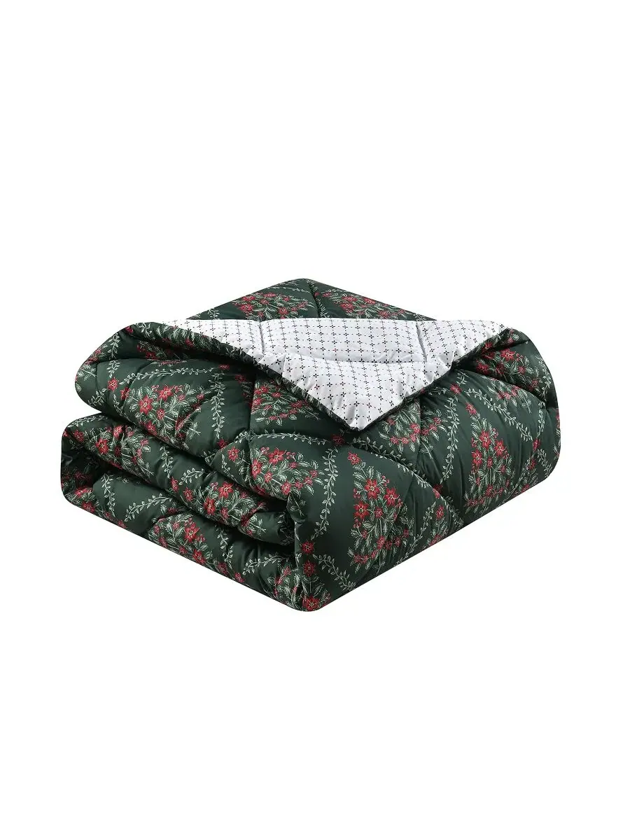 Комплект постельного белья 4 предмета Holly Tree Lenox — изображение 8 из 10, зеленый